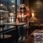 In this image from "guide-to-depression.webp," a stylized figure sits contemplatively at a cafe table beside a rainy window, holding a white cane. This scene serves as a thoughtful Guide to Depression, acknowledging the emotional challenges one might face while on their journey. The setting includes the "DP-HO Special Ed Ali Expert" branding in the background, underscoring the organization's commitment to supporting individuals through all aspects of their well-being and personal growth.