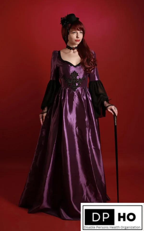 A professional infographic detailing the three-stage digital application for a Disability Card Denmark in 2026: Stage 1 Only Declare, Stage 2 Instant Approval, and Stage 3 Worldwide Delivery. Featuring a sample International Disabled ID Card and DP-HO branding.