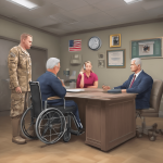What is the minimum level of hearing loss that qualifies for disability pay from the U.S. government ? Can someone be discharged from the military due to this condition?