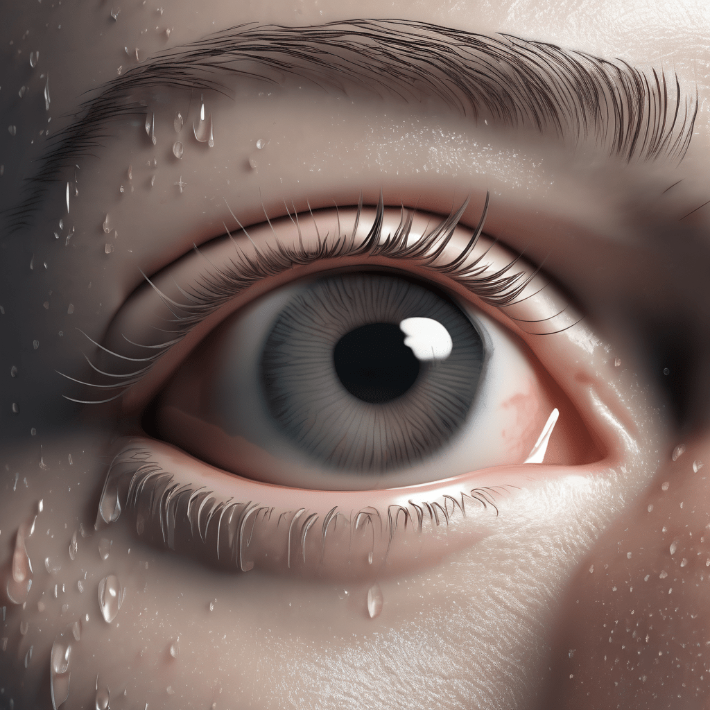 Do blind people feel tears?