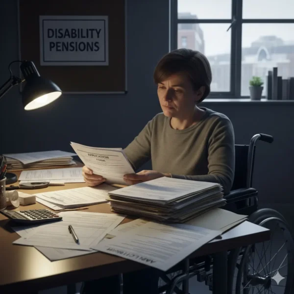 A picture of Disability Pensions.