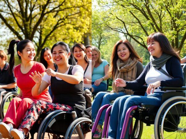 Comparison between Asian disable females and European disable females